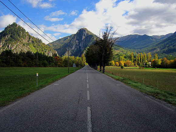 N85 East from Near Castellane -- France