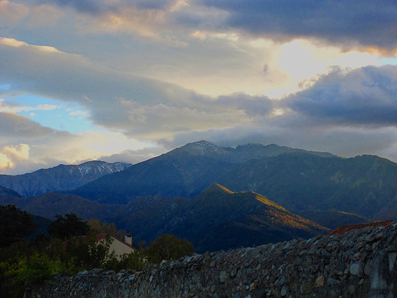 Mount Canigou from Vinca -- France